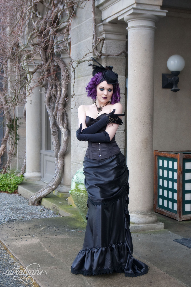 Gothic Wedding Dress Black Swan auralynne