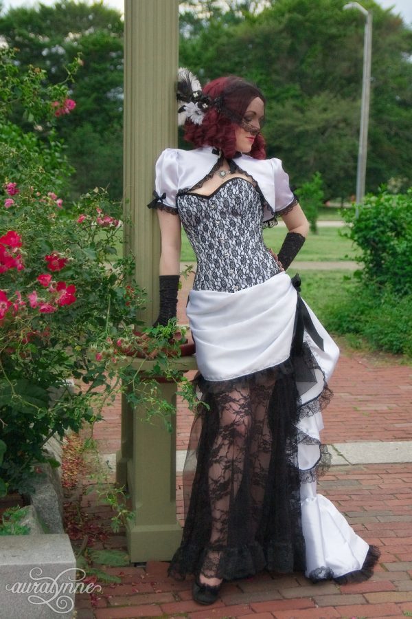 Lace Temptation Gothic Victorian Wedding Dress - Image 4