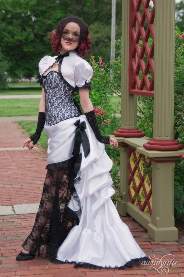 Lace Temptation Gothic Victorian Wedding Dress - Image 2