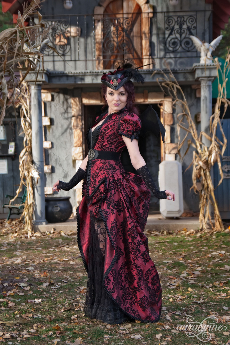 Vampire Costume Steampunk Siren Masquerade Dress, Gothic Victorian ...