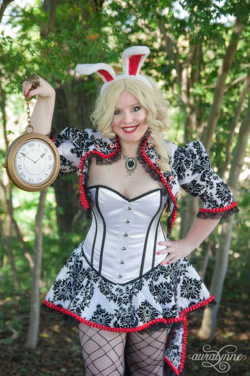 Sexy white rabbit store costume