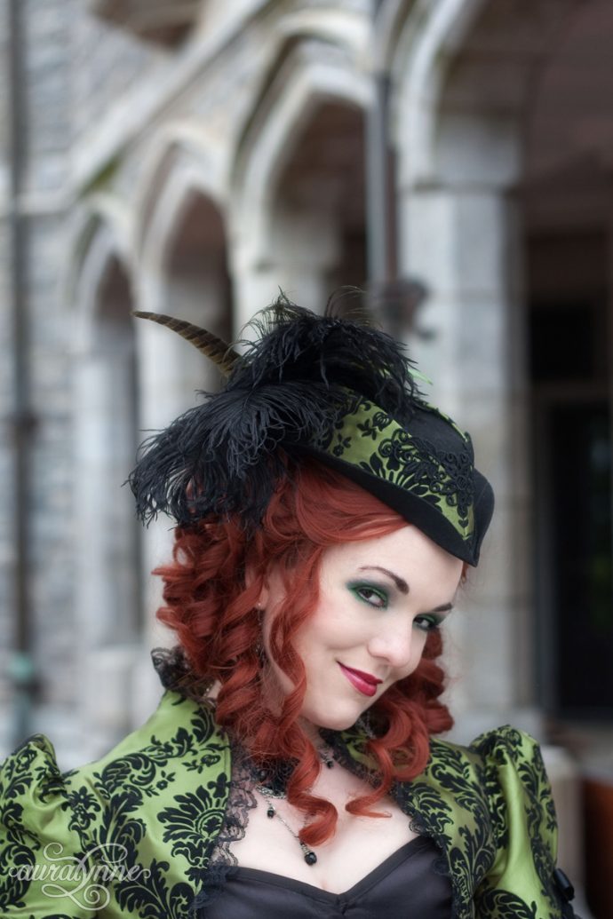 Steampunk Wedding Dress – Olive Opulence – auralynne