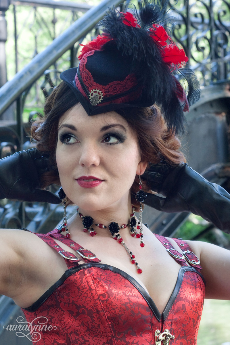 Red Steampunk Costume