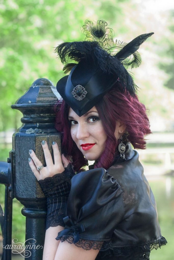 Black Steampunk Dress – Sable Siren – auralynne