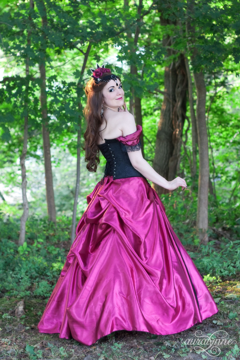 Briar Rose Sleeping Beauty Aurora Costume - corset medieval renaissance  clothing