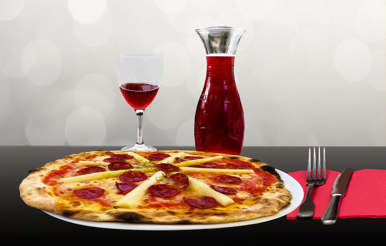 Pizza and Wine (both things you don't want on your corset!)