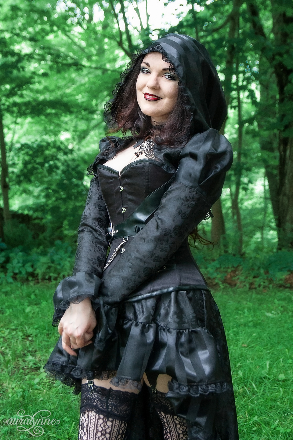 Black Steampunk Costume – Huntress – auralynne