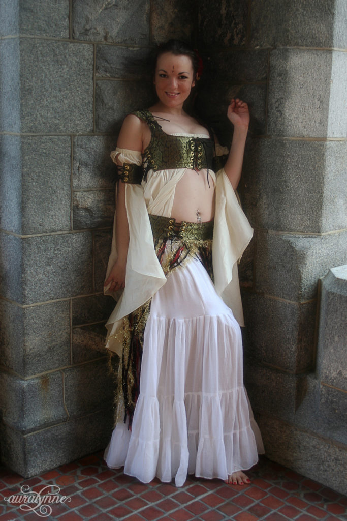 Renaissance Belly Dance Costume Front