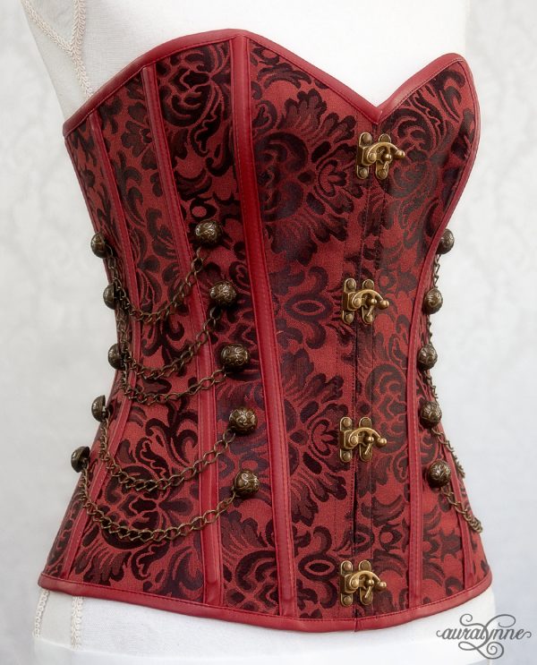 Red Steampunk Corset