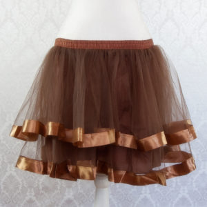 Brown Ribbon Petticoat Front