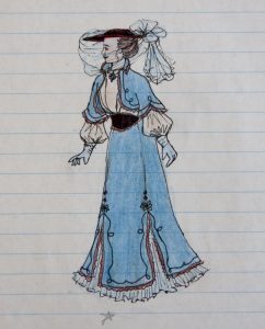 Victorian Traveling Gown