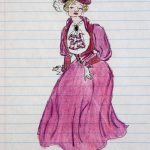 Burgundy Edwardian Gown