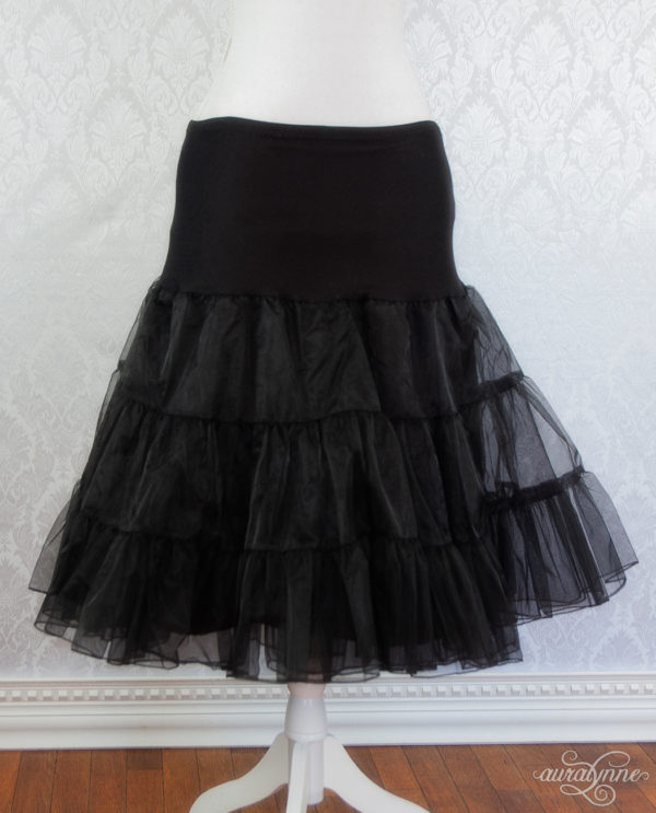 Black Petticoat Front