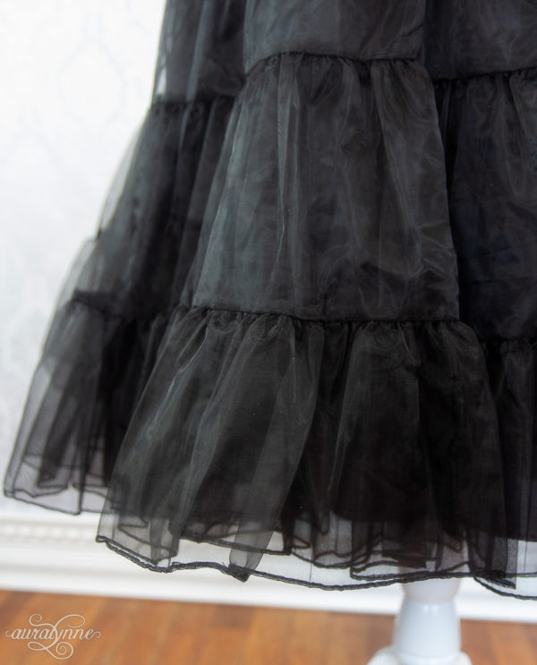 Black Petticoat Closeup