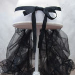 Black Bustle Petticoat Ties