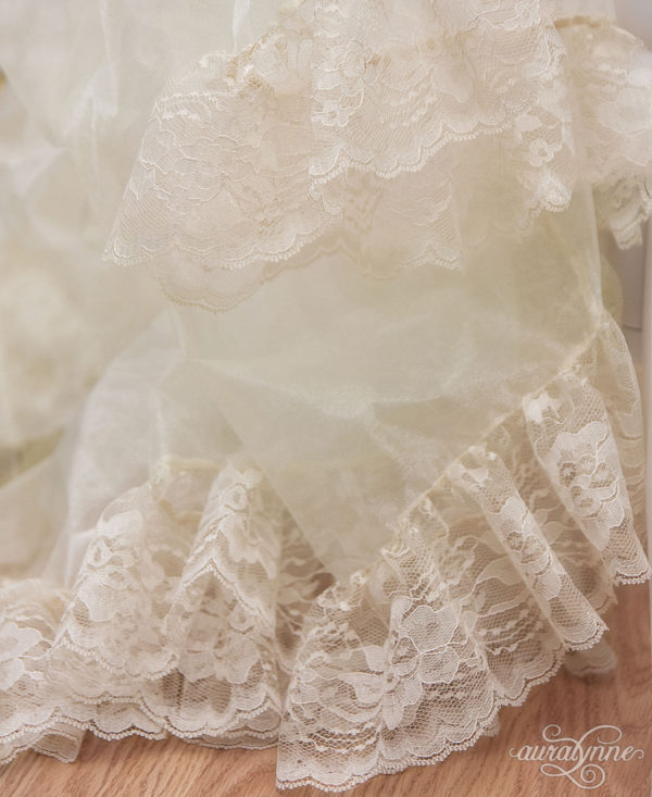 Victorian Bustle Petticoat Closeup