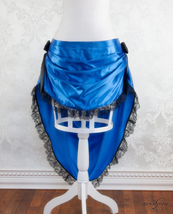 Blue Bustle Skirt Front