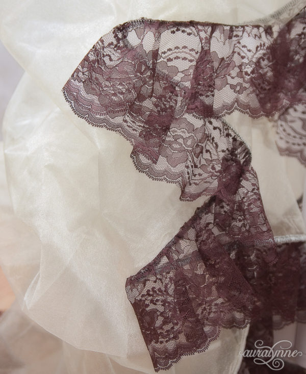 Steampunk Bustle Petticoat Closeup