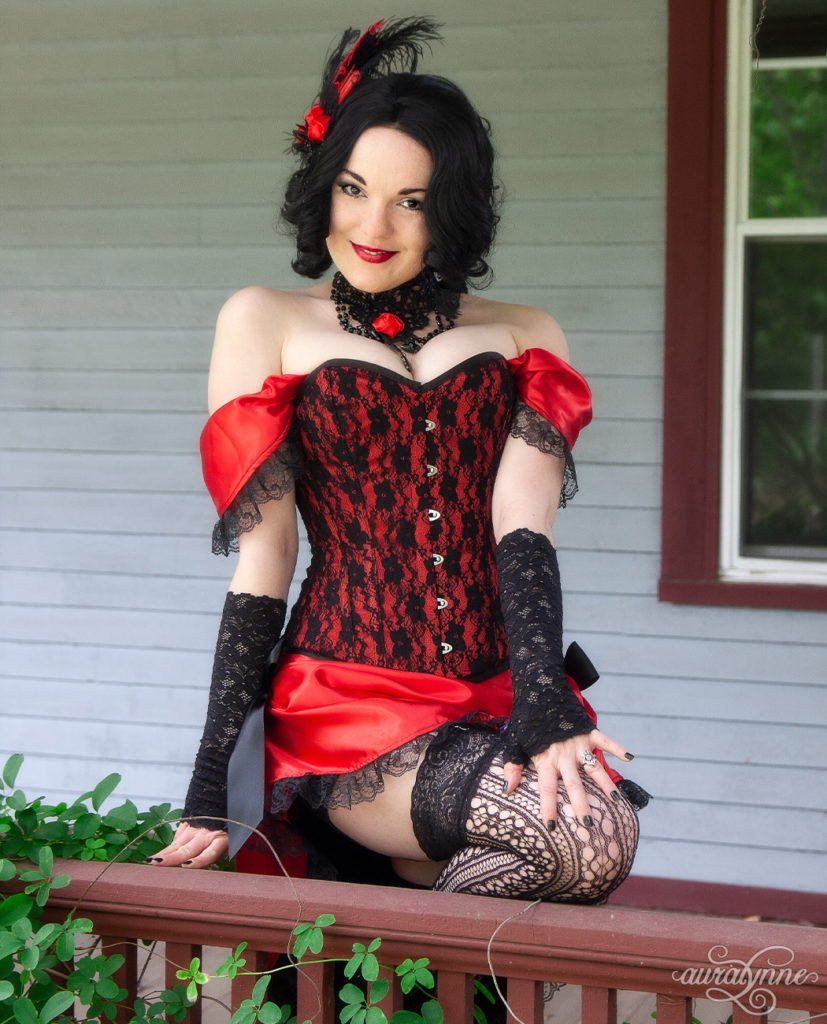 Sassy Red Saloon Girl Costume
