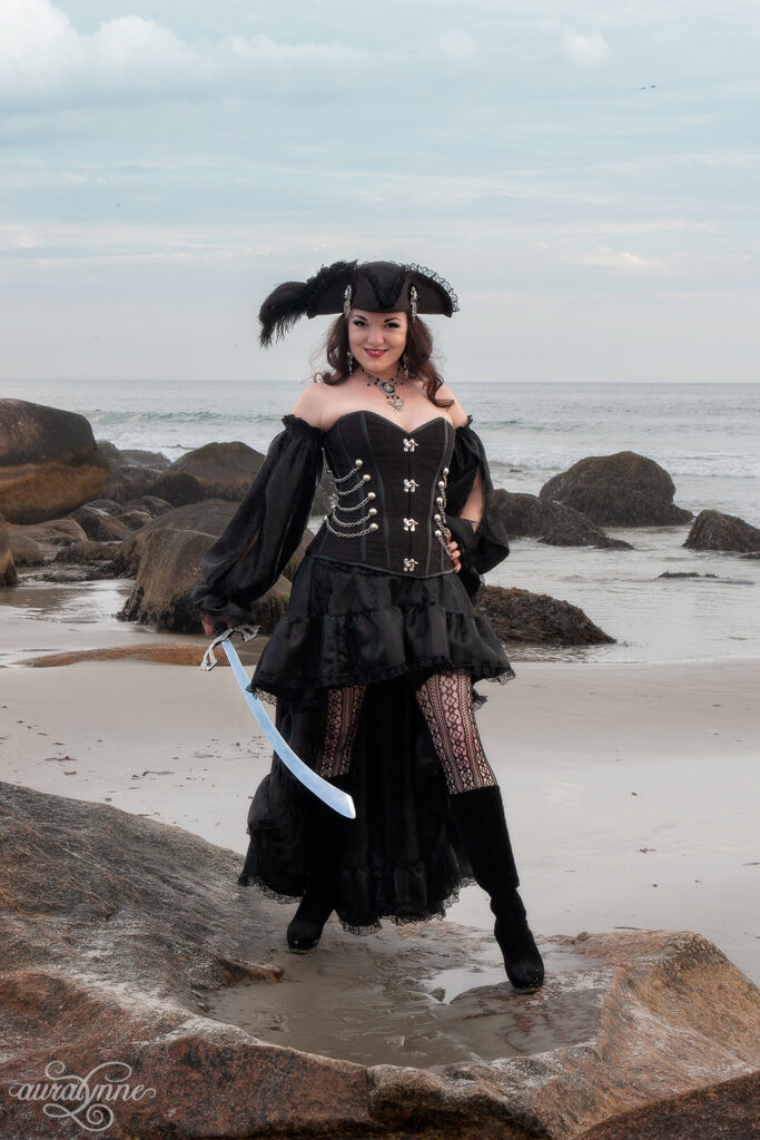 Black and Silver Steampunk Pirate Costume – auralynne