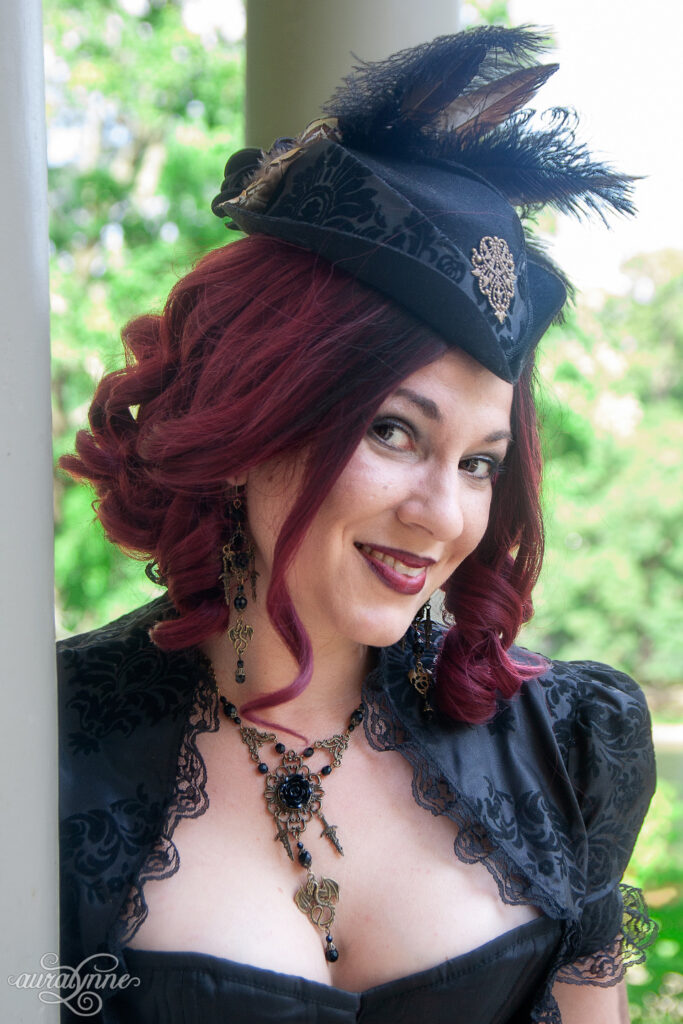 Steam-Noir Black Steampunk Wedding Dress – auralynne