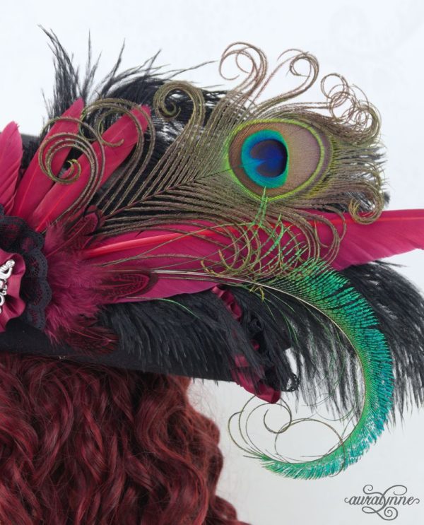 Lady Buccaneer Steampunk Victorian Pirate Hat - Image 3