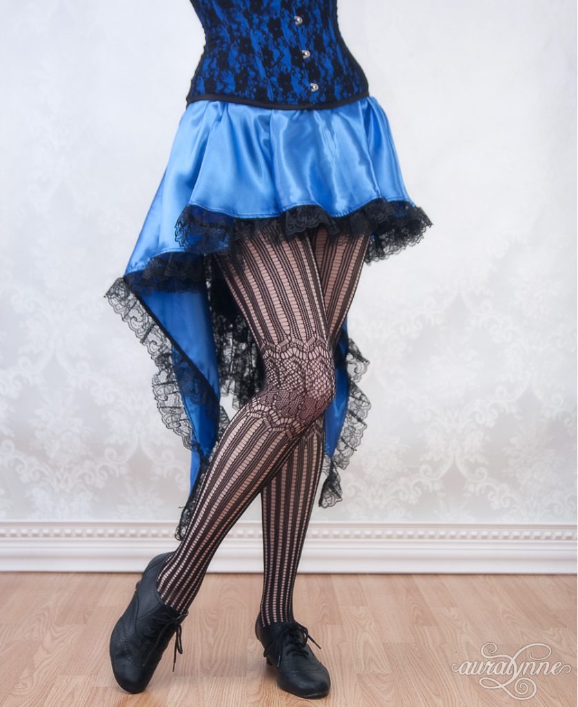 Bella Blue Tuxedo Mini Skirt – auralynne