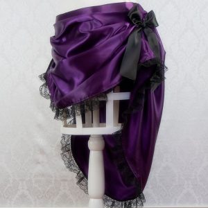 Vintage Diva Purple Bustle Skirt