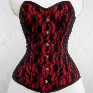 Custom Victorian Corset – Brocade Fabric – auralynne