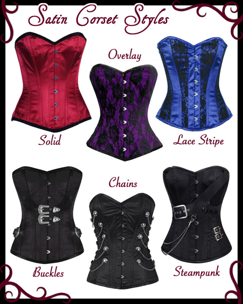 Custom Made Corsets, Pink Satin Corset