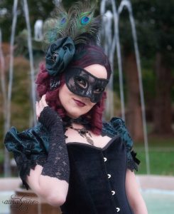 Dark Allure Custom Gothic Masquerade Ball Gown – auralynne