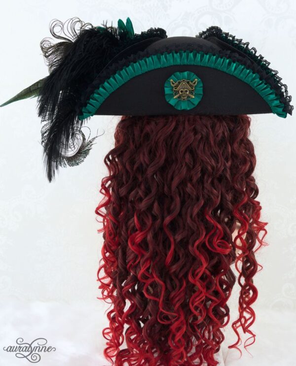 Lady Buccaneer Steampunk Victorian Pirate Hat - Image 8
