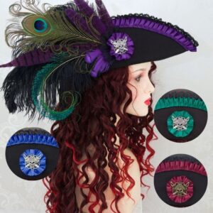 Lady Buccaneer Steampunk Victorian Pirate Hat