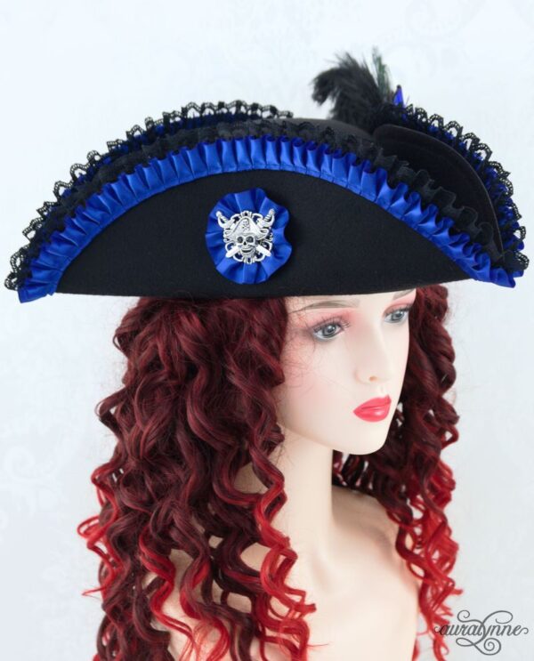 Lady Buccaneer Steampunk Victorian Pirate Hat - Image 16