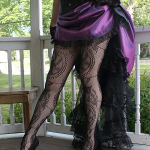 Vintage Diva Bustle Mini Skirt - Taffeta